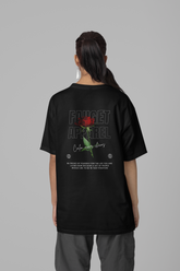 Red Rose Typography Aesthetic T-Shirt